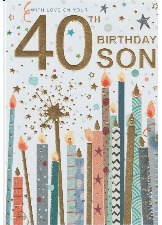 With Love On Your 40th Birthday Son